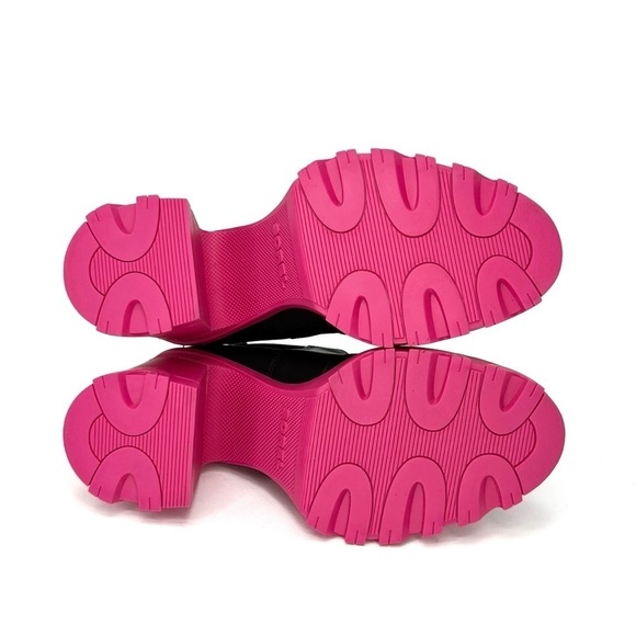 Sorel Brex Waterproof Chelsea Ankle Boots Size 6 Platform Black Pink New NWT - Picture 7 of 10